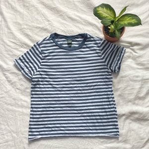 Wild Fable Blue and White Striped T-Shirt